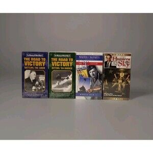 WORLD WAR II  VHS Tapes Lot of 4   SEALED